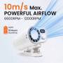 Mini Cooler, Desk Fan - Compact Fan with Clip, 3 Speeds, Model G6 – White, wholesale price