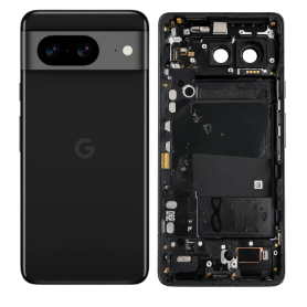 Back Glass, Rear Cover - Google Pixel 8 Black Rear Glass (Original Removed) - Grade B, wholesale price