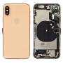 Coque, Cadre - Châssis Complet iPhone X Or - Connecteur de Charge + Sans Batterie (Original Demonté) Grade AB, prix de gros.
