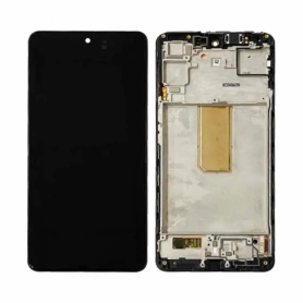 Écran, Display - Ecran Samsung Galaxy M54 (M546) Noir + Châssis (OLED), prix de gros.