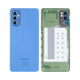 Dos, Coque, Panneau - Vitre Arrière Samsung Galaxy M52 5G (M526) Bleu (Service Pack) - GH82-27061B, prix de gros.
