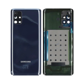 Back Glass, Rear Cover - Samsung Galaxy M51 (M515) Black Rear Glass, wholesale price