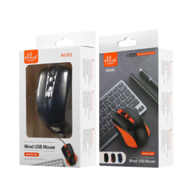 Souris, Périphérique - Souris Filaire Ellietech MU102 - Noir, prix de gros.