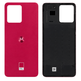 Dos, Coque, Panneau - Vitre Arrière Motorola G84 Sans Contour lentille Rouge (Original Démonté) - Grade A, prix de gros.