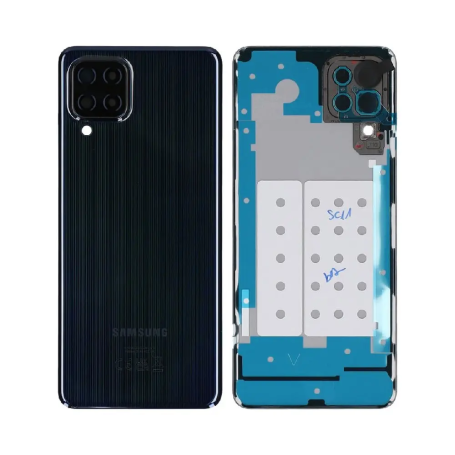 Back Glass, Rear Cover - Samsung Galaxy M32 (M325) Black Rear Glass, wholesale price