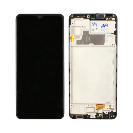 Écran, Display - Ecran Samsung Galaxy M32 (M325) Noir + Châssis (Incell), prix de gros.