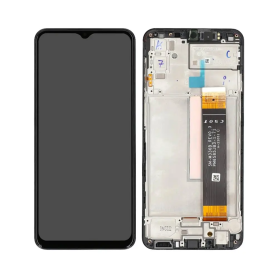 Écran, Display - Ecran Samsung Galaxy M23 (M236) Noir + Châssis (OEM), prix de gros.