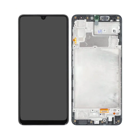 Écran, Display - Ecran Samsung Galaxy M22 (M225) Noir + Châssis (OEM), prix de gros.