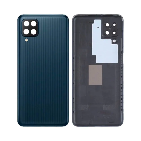 Back Glass, Rear Cover - Samsung Galaxy M12 (M127) Black Rear Glass, wholesale price