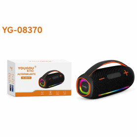 Speaker, Audio Device - CIAOBOSI YG-08370 Bluetooth Speaker with Lights – Black, wholesale price