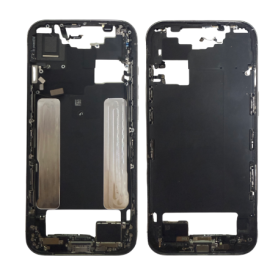 Châssis, Cadre - Châssis iPhone 17 Air - Connecteur de Charge Sans Vitre Arrière Sans Batterie eSIM US Bleu (Original Demonté) -