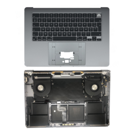 Laptop Chassis, Notebook Shell - Complete Apple MacBook Pro 13″ Chassis (Space Gray, A2159) – Battery & QWERTY Keyboard (Origina
