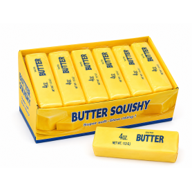 Jouets, Gadgets - Squishy au Parfum de Beurre 14CMMFHYB - Lot de 12 Pièces Assortis, prix de gros.