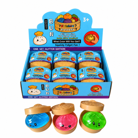 Toys, Collectibles - YGBZ Colorful Crystal Squishy Bun Mystery Box - Set of 12 Assorted Pieces, wholesale price
