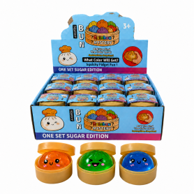 Jouets, Gadgets - Mini Squishy Bun Cristal Multicolore Boîte Mystère GJ55 - Lot de 24 Pièces Assortis, prix de gros.