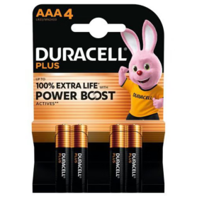 Batteries, Power Cells - Piles Alcalines AAA Duracell Plus Power 1.5V x 4pcs, wholesale price