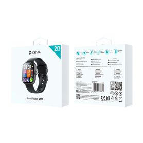 Smartwatch, Tracker d'activité - Montre Connectée Devia Smart Watch WT6 - Noir, prix de gros.