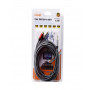 Câble Audio Jack 3.5mm Mâle / 2 RCA Mâle Nylon Tressé 5.0m LinQ MM0250