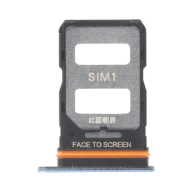SIM Holder, Card Slot - Xiaomi 12T/12T Pro Blue SIM Tray, wholesale price
