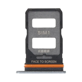 SIM Holder, Card Slot - Xiaomi 12T/12T Pro SIM Tray - Grey, wholesale price