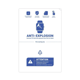 Protection écran, Film protecteur - Film de protection universel ultra-transparent en TPU pour montre Devia K0708 - 20pcs, prix