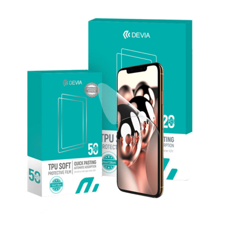 Protection d'écran, Film protecteur - Film de Protection Universel Transparent en TPU Devia Ultra Series - Lot de 50 Pièces, pri