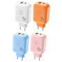 Charger, Power Adapter - WUW-C298 USB & Type-C 45W Adapter - White, wholesale price
