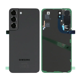 Back Glass Samsung Galaxy S22 5G (S901B) Black (Service Pack) - GH82-27435A