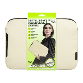 Étui, Pochette - Housse de Protection pour Ordinateur Portable 13,3–14" REMAX BAG-35 - Beige, prix de gros.
