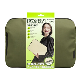 Étui, Pochette - Housse de Protection pour Ordinateur Portable 13,3–14" REMAX BAG-35 - Vert, prix de gros.
