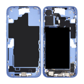 Replacement Parts - iPhone 16 Chassis with Charging Port (No Back Glass) + Battery – Blue (Genuine/Pulled) – Grade AB, wholesale