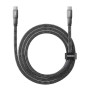 Chargeur, Connecteur, Cordon - Câble de Charge Rapide Type-C vers Type-C 100W Tressé en Alliage de Zinc REMAX CB37 1,2 m - Noir,