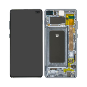 Écran, Display - Ecran Galaxy S10 Plus (G975) Bleu + Châssis Soft OLED, prix de gros