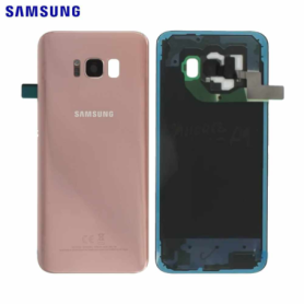 Vitre arrière, Dos - Vitre arrière Galaxy S8 Plus (G955) Rose Gold (Service Pack) - GH82-14015E, prix de gros