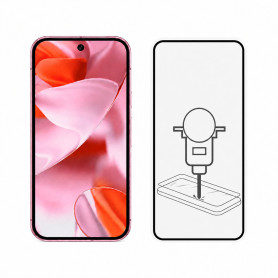 Screen Protector, Display Guard - Tempered Glass Screen Protector HUOHUA For Google Pixel 10A, 0.33mm, 9H, 2.5D Curved Edge, Ant