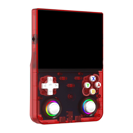 Console, Appareil de Jeu - Console de Jeu Vidéo Portable R36 Ultra X 4,5 Pouces avec Double Joystick - Rouge, prix de gros.