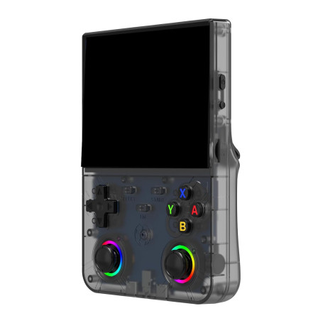 Console, Appareil de Jeu - Console de Jeu Vidéo Portable R36 Ultra X 4,5 Pouces avec Double Joystick - Noir, prix de gros.