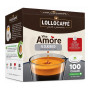 Café, Espresso - Dosettes en papier ESE 44mm Lollocaffè Amore Assoluto 100 Dosettes, prix de gros.