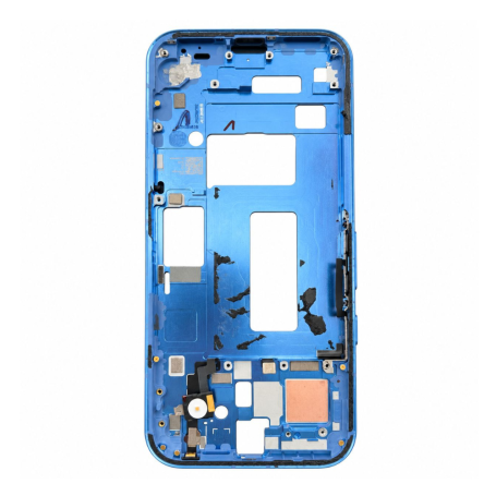 Frame, Housing - Google Pixel 8A Chassis – Blue (Original, Removed from Device) – Grade B – Excludes Back Glass and Battery, who