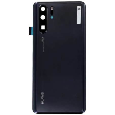 Dos, Coque, Panneau - Vitre arrière Huawei P30 Pro Noir sans lentille (Original Démonté) - Grade A, prix de gros.