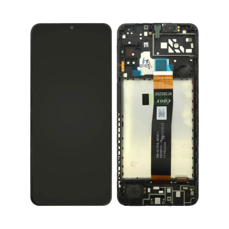 Écran, Display - Ecran Galaxy A04s (A047F) Noir avec Châssis (OLED), prix de gros