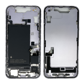Apple Smartphone, Mobile Phone - iPhone 14 Plus Purple Chassis Charge Connector without Rear Glass with Battery (Original Disman