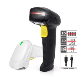 Scanner, Lecteur - Lecteur De Codes-Barres Filaire 1D 2D GTCODESTAR 760H, USB 2.0, QR Et Écran, Plug-And-Play, Noir, prix de gro