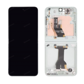 Screen, Display - Samsung Galaxy Z Flip 6 (F741) Green Inner Screen + Frame (Original Disassembled) - Grade A, wholesale price
