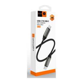 Câble Type-C / Type-C 240W Tressé Zinc X253 WUW 1M Noir