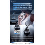 Support de Téléphone Magnétique Pliable pour Voiture avec Anneau Amovible REMAX RM-C67 - Gris