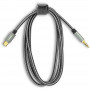 Câble Audio Type-C Mâle / Jack 3.5mm Mâle Nylon Tressé 1.5m LinQ TPC3515