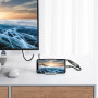 Câble Type-C / HDMI 4K 17cm LinQ HD7393