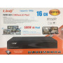 HD NVR Recorder H.265 Network 16 CH Poe 5MP LinQ NVR1616