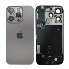 Vitre Arrière iPhone 16 Pro Titane Naturel | Etech-Parts